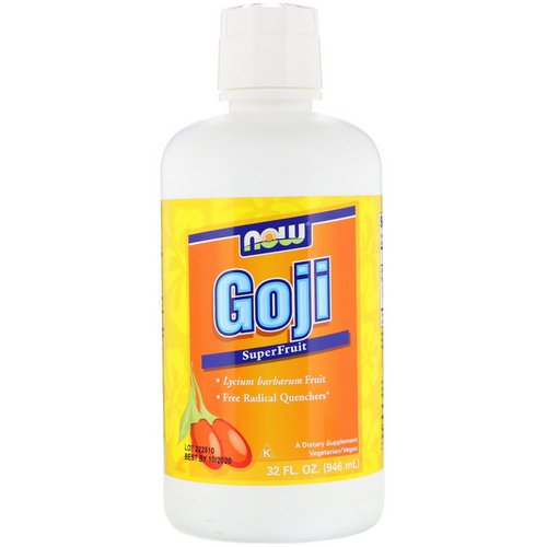 Now Foods, Goji, SuperFruit Juice, 32 fl oz (946 ml) فوائد