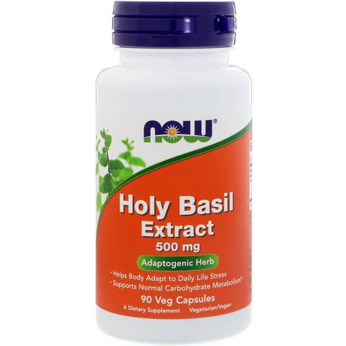 Now Foods, Holy Basil Extract, 500 mg, 90 Veg Capsules فوائد