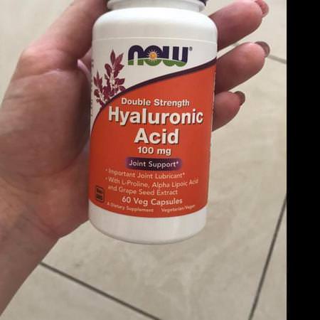 Now Foods Hyaluronic Acid - حمض الهيال,ر,نيك, الأظافر, الجلد, الشعر