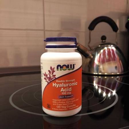 Now Foods, Hyaluronic Acid, Double Strength, 100 mg, 120 Veg Capsules