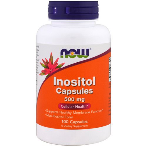 Now Foods, Inositol Capsules, 500 mg, 100 Capsules فوائد