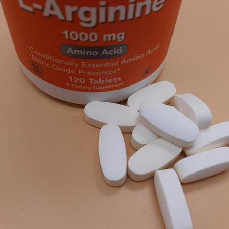 Now Foods, L-Arginine, 1,000 mg, 120 Tablets