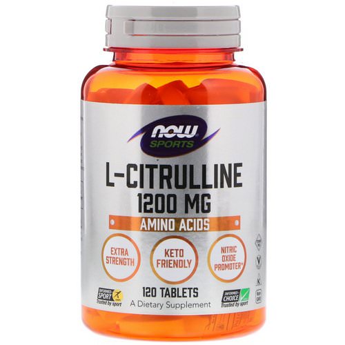 Now Foods, L-Citrulline, 1,200 mg, 120 Tablets فوائد