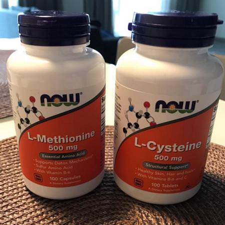 Now Foods L-Cysteine - L-Cysteine ​​,الأحماض الأمينية,المكملات الغذائية