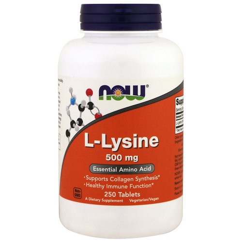 Now Foods, L-Lysine, 500 mg, 250 Tablets فوائد