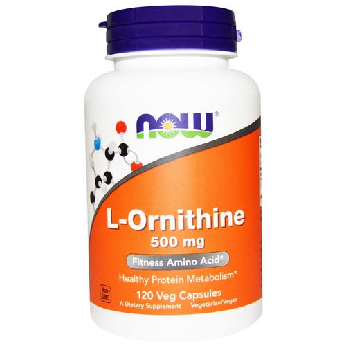 Now Foods, L-Ornithine, 500 mg, 120 Veg Capsules فوائد
