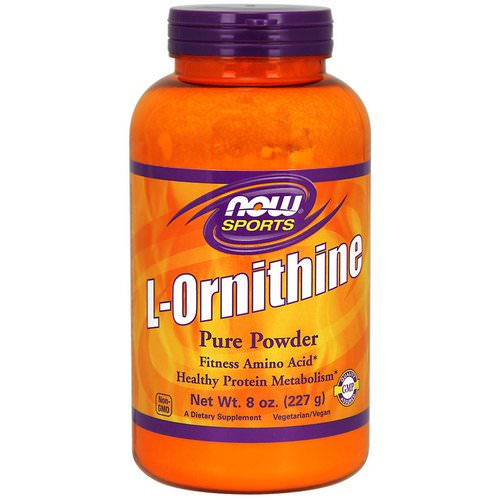Now Foods, L-Ornithine Pure Powder, 8 oz (227 g) فوائد