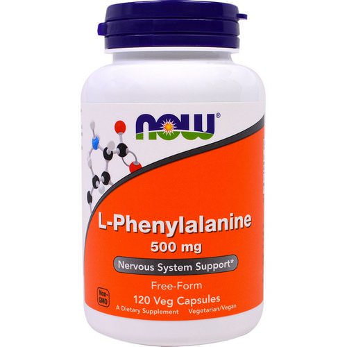 Now Foods, L-Phenylalanine, 500 mg, 120 Veggie Caps فوائد