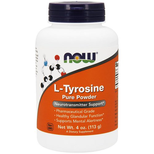 Now Foods, L-Tyrosine, Pure Powder, 4 oz (113 g) فوائد