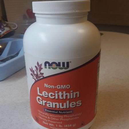 Now Foods, Lecithin Granules, Non-GMO, 1 lb (454 g)