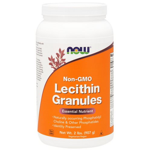 Now Foods, Lecithin Granules, Non-GMO, 2 lbs (907 g) فوائد