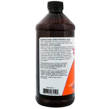 Now Foods Hyaluronic Acid Condition Specific Formulas - حمض الهيال,ر,نيك, الأظافر, الجلد, الشعر