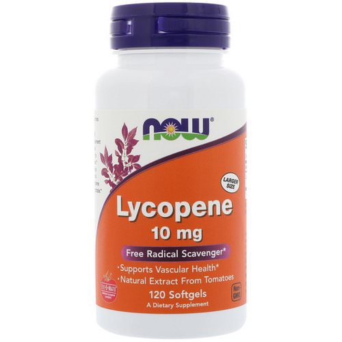 Now Foods, Lycopene, 10 mg, 120 Softgels فوائد