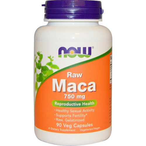 Now Foods, Maca, Raw, 750 mg, 90 Veg Capsules فوائد