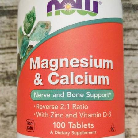 Now Foods Calcium Magnesium Vitamin D Formulas