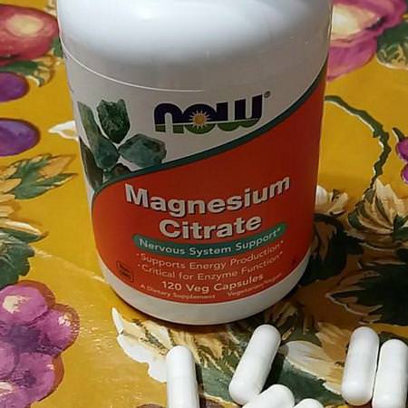 Now Foods, Magnesium Citrate, 240 Veg Capsules