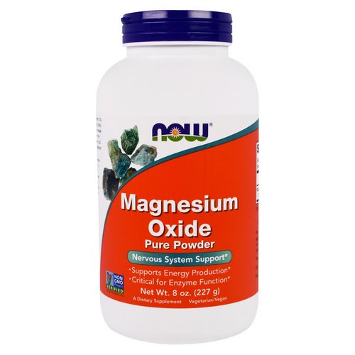 Now Foods, Magnesium Oxide Pure Powder, 8 oz (227 g) فوائد