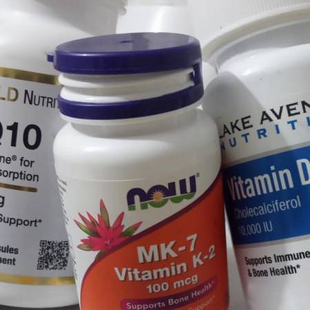 Now Foods Vitamin K - فيتامين K, الفيتامينات, المكملات الغذائية