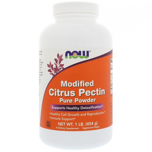 Now Foods, Modified Citrus Pectin, Pure Powder, 1 lb (454 g) فوائد