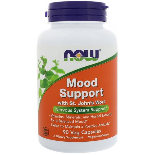 Now Foods, Mood Support with St. John's Wort, 90 Veg Capsules فوائد