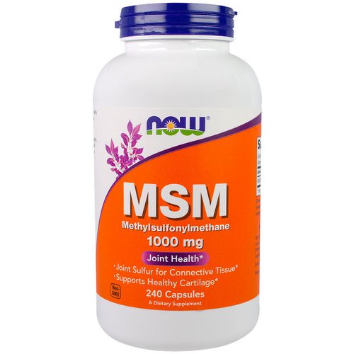 Now Foods, MSM, 1000 mg, 240 Capsules فوائد