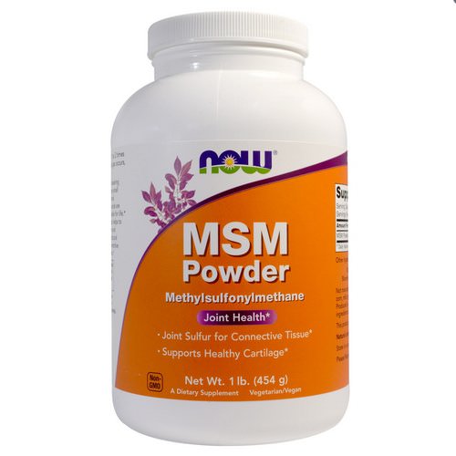 Now Foods, MSM Powder, 1 lb (454 g) فوائد