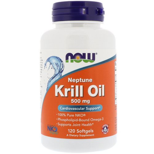 Now Foods, Neptune Krill Oil, 500 mg, 120 Softgels فوائد