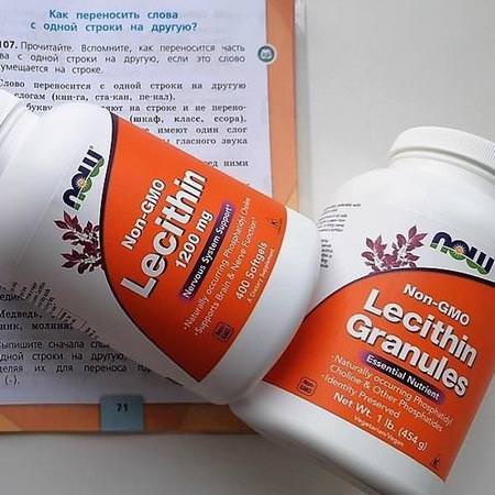 Now Foods Lecithin - الليسيثين, المكملات الغذائية