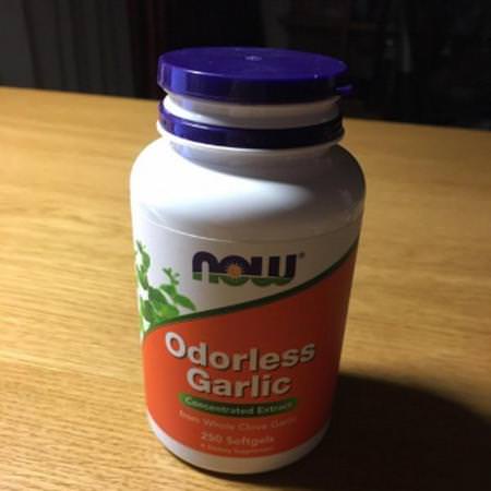 Now Foods Garlic - الث,م, المعالجة المثلية, الأعشاب