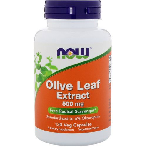 Now Foods, Olive Leaf Extract, 500 mg, 120 Veg Capsules فوائد