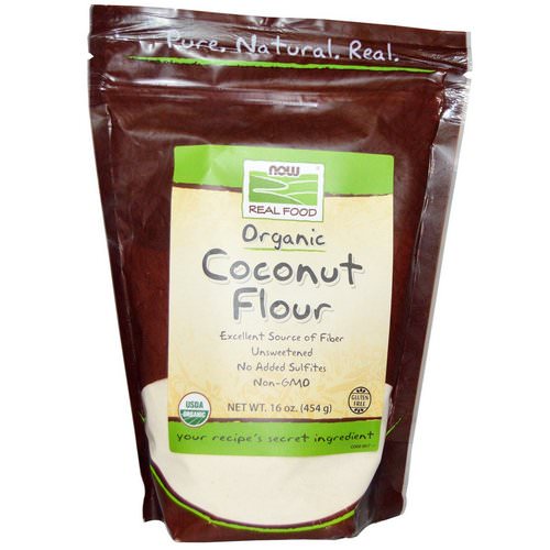 Now Foods, Organic Coconut Flour, 16 oz (454 g) فوائد