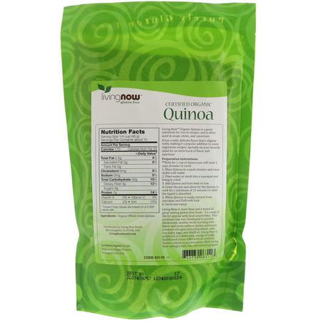 Now Foods, Organic Quinoa, Whole Grain, 16 oz (454 g):الكين,ا, الخبز