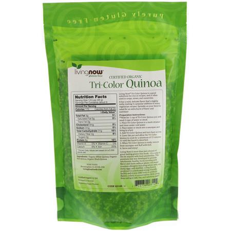 Now Foods, Organic Tri-Color Quinoa, 14 oz (397 g):الكين,ا, الخبز