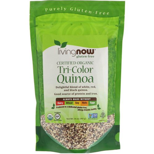 Now Foods, Organic Tri-Color Quinoa, 14 oz (397 g) فوائد
