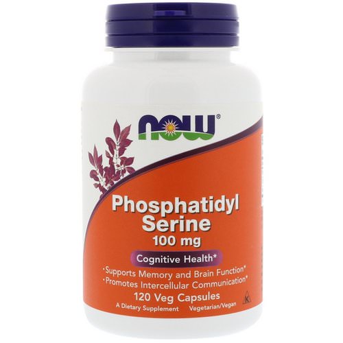 Now Foods, Phosphatidyl Serine, 100 mg, 120 Veg Capsules فوائد