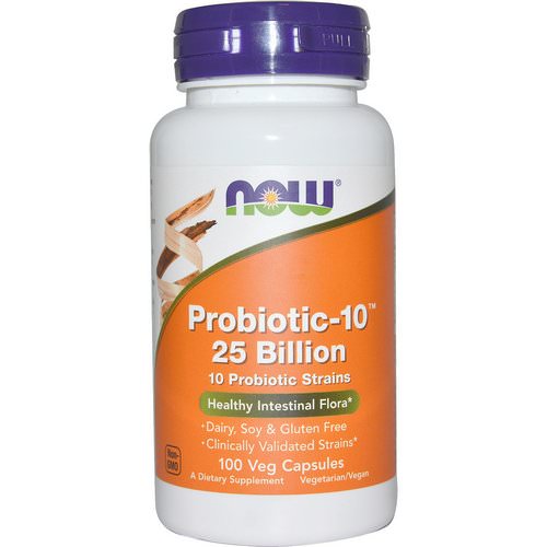 Now Foods, Probiotic-10, 25 Billion, 100 Veg Capsules فوائد