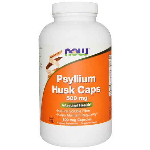 Now Foods, Psyllium Husk Caps, 500 mg, 500 Veggie Caps فوائد