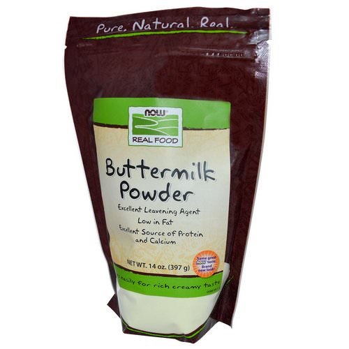 Now Foods, Real Food, Buttermilk Powder, 14 oz (397 g) فوائد