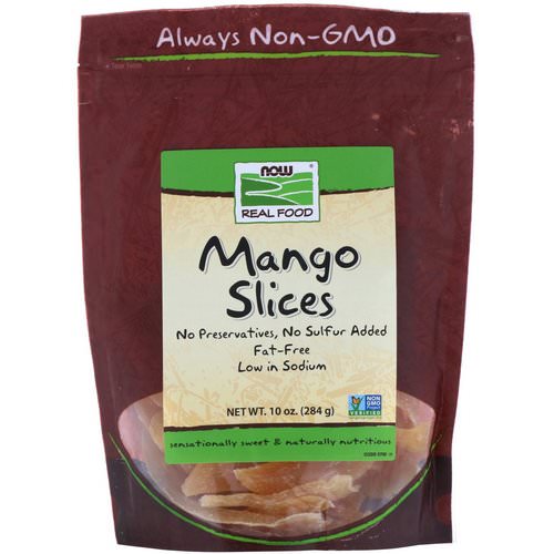 Now Foods, Real Food, Mango Slices, 10 oz (284 g) فوائد