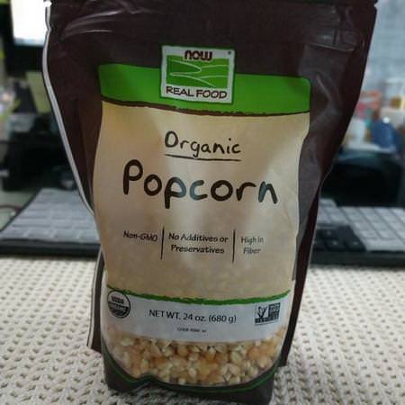 Now Foods Popcorn - Popcorn, وجبات خفيفة