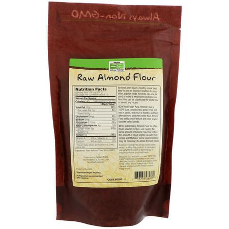 Now Foods, Real Food, Raw Almond Flour, 10 oz (284 g):,جبة, طحين الل,ز