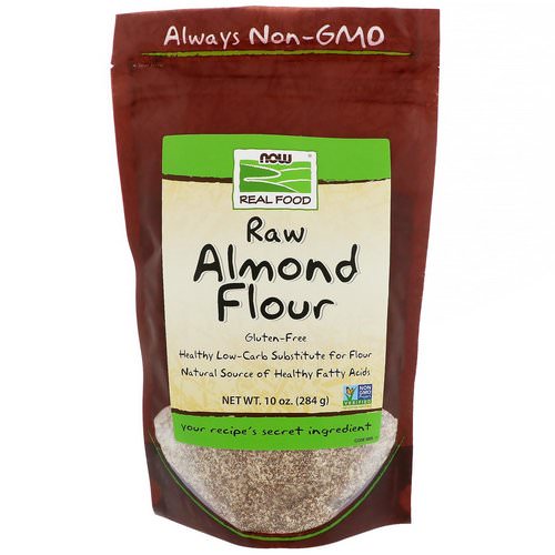 Now Foods, Real Food, Raw Almond Flour, 10 oz (284 g) فوائد