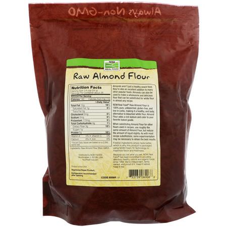 Now Foods, Real Food, Raw Almond Flour, 22 oz (624 g):,جبة, طحين الل,ز