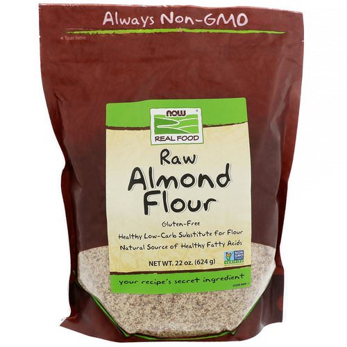 Now Foods, Real Food, Raw Almond Flour, 22 oz (624 g) فوائد