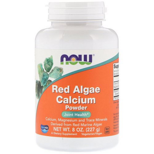 Now Foods, Red Algae Calcium Powder, 8 oz (227 g) فوائد