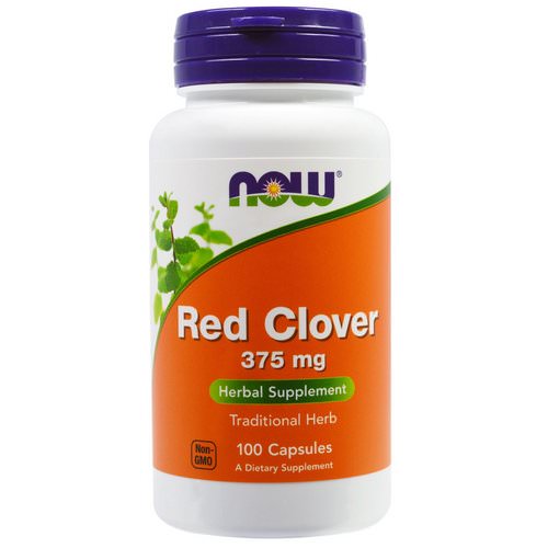 Now Foods, Red Clover, 375 mg, 100 Capsules فوائد