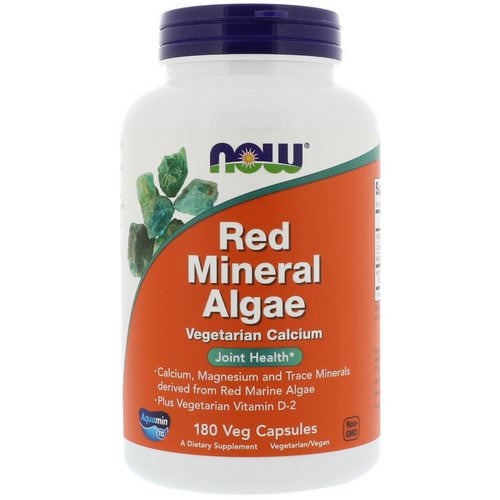 Now Foods, Red Mineral Algae, 180 Veg Capsules فوائد