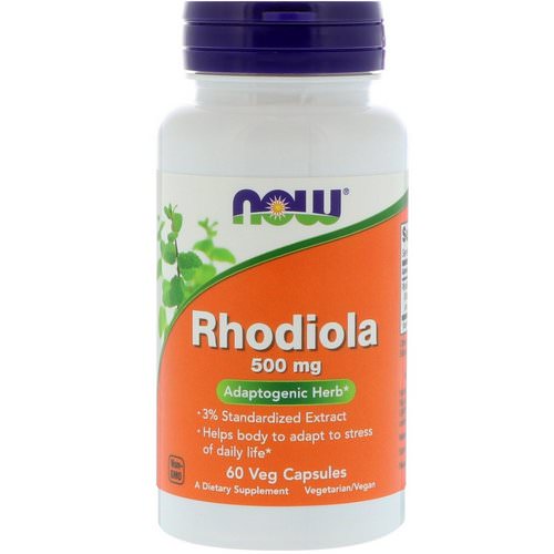 Now Foods, Rhodiola, 500 mg, 60 Veg Capsules فوائد