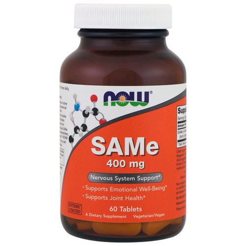 Now Foods, SAMe, 400 mg, 60 Tablets فوائد