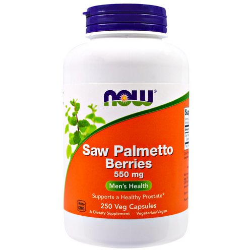 Now Foods, Saw Palmetto Berries, 550 mg, 250 Veg Capsules فوائد